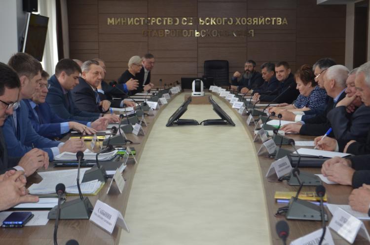 Заседание Общественного совета министерства сельского хозяйства Ставропольского края