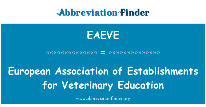 Participation in the 34th General Assembly of the European Association of Veterinary Institutions Education (EAEVE)