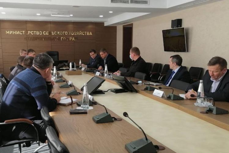 Meeting at the Ministry of Agriculture of Stavropol Territory on the establishment of phosphogypsum experiments