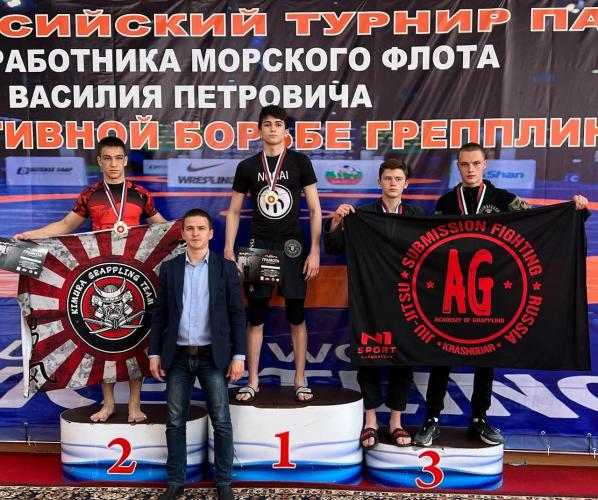 Gold at the All-Russian wrestling competitions