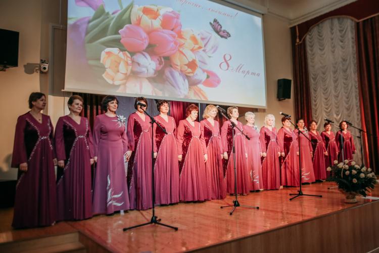In Stavropol State Agrarian University, a festive concert dedicated to the International Women's Day