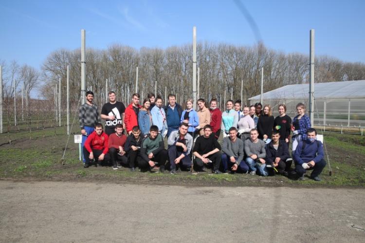 Master class on pruning fruit trees from representatives of the most modern fruit growing enterprise in Stavropol Territory