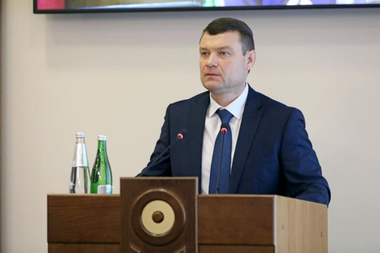 On the implementation of the programme "Agroinnovopolis 2030" the acting rector of Stavropol Duma  Valentin Sergeevich Skripkin reported