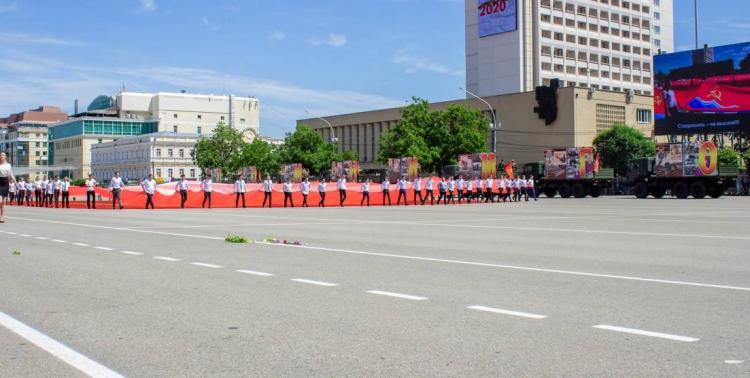 Students of the Agrarian University took part in the Victory Parade