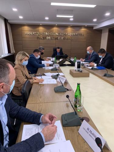 Dean of the Faculty of Veterinary Medicine Skripkin VS took part in a meeting of the regional emergency anti-epizootic commission