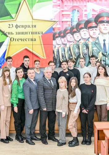 Stavropol Agrarian University hosted a series of patriotic events dedicated to the Defender of the Fatherland Day