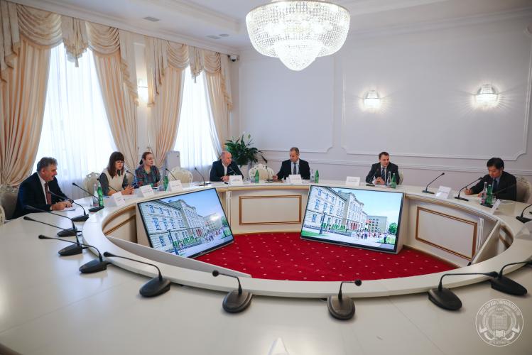 Working meeting of the management of Stavropol State Agrarian University and representatives of the companies Joel (RUS) and Tokyo Boeki (RUS)