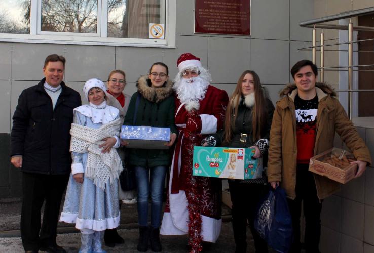 Students of the Agrarian University congratulated the pupils of the sponsored orphanage on New Year
