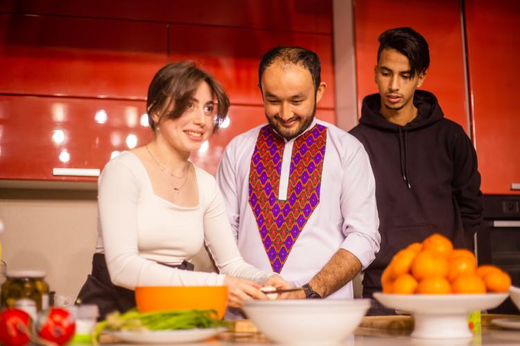 Traditional dishes of New Year's cuisine from different countries were prepared in the kitchen of the Agricultural University