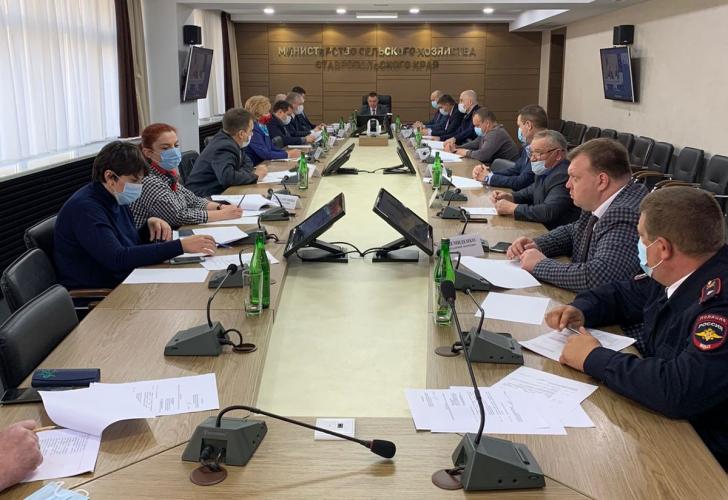 A meeting of the Regional Emergency Anti-Epizootic Commission was held at the Ministry of Agriculture