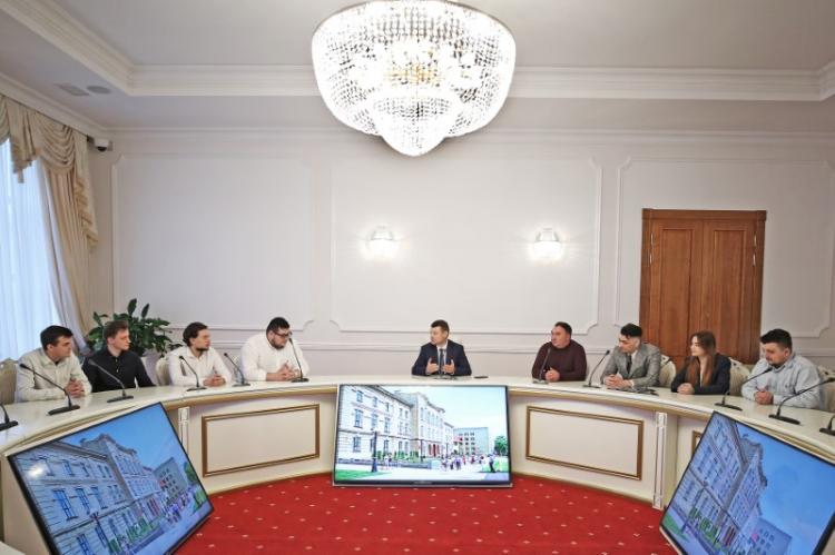 KVN team "Te samye" met with the Acting Rector of the Stavropol State Agrarian University