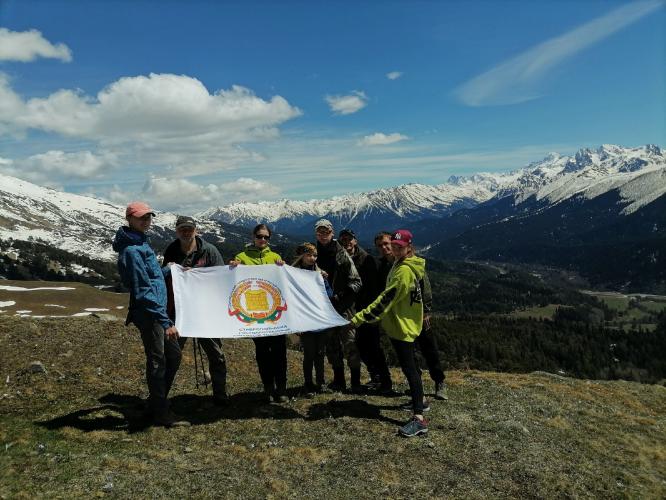 Students of Stavropol State University are conquerors of mountain peaks