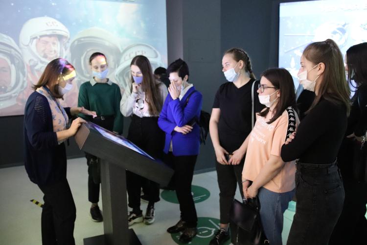 University students visited the historical exhibition "The Way to the Stars!" dedicated to the 60th anniversary of Gagarin’s first space flight