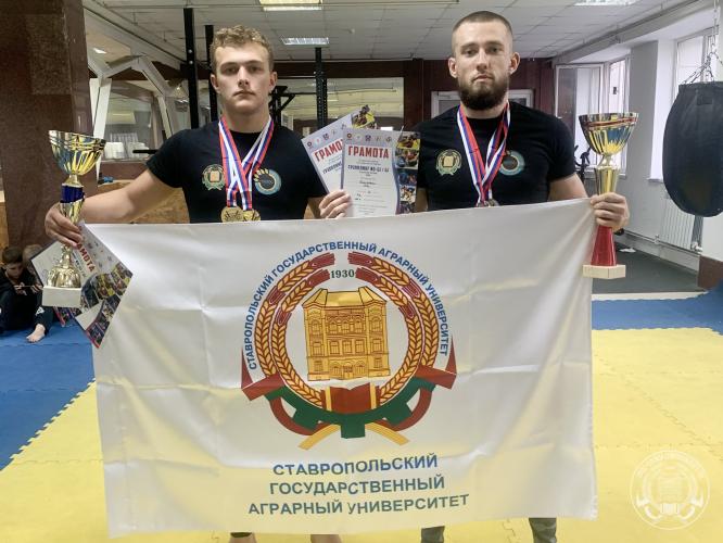 New victories of the student sports club "Kolos" of the Stavropol State Agrarian University