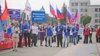 Студенты вуза приняли участие в городском митинге трудящихся