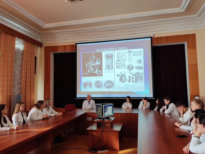 Students visited the laboratory of veterinary medicine VNIIOK branch of FSBNU "North Caucasus FNAC"