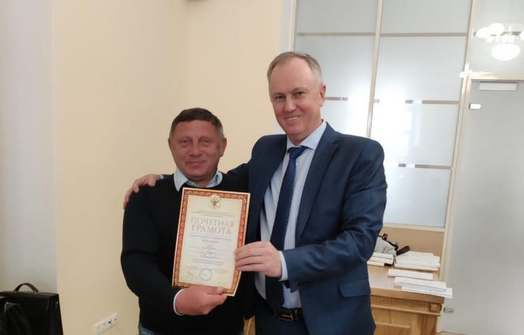 Professor of the Stavropol State Agrarian University is awarded with an honorary diploma of the Higher Attestation Commission of the Russian Federation