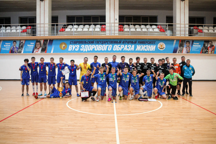 Silver medalists of the Stavropol Student mini-football League