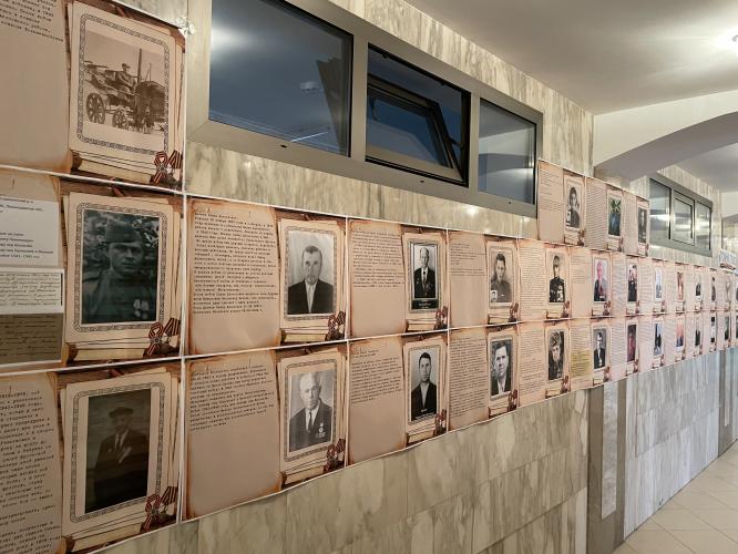 The students of the Faculty of Electrical Power Engineering created the "Wall of Memory" - "We Remember - We are Proud!"
