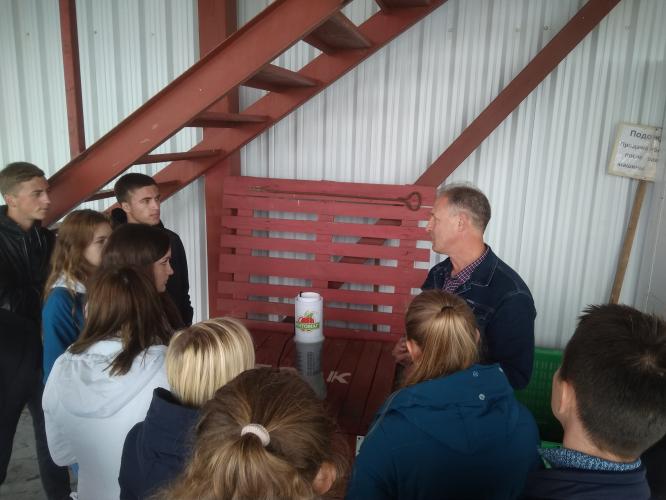 Field trip in one of the leading horticultural enterprises of the Stavropol Territory LLC Niva S