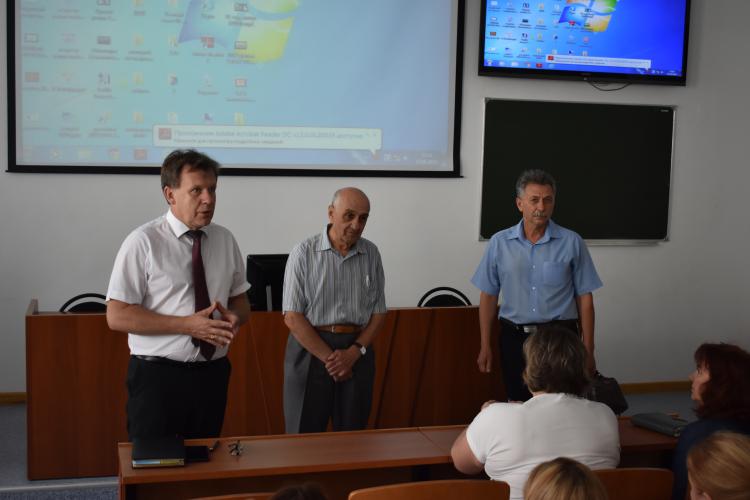 Meeting of students with Academician of RAS Vladimir Semenovich Sotchenko