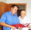 Rectory and the staff of the SSAU congratulated the own graduate, the veteran of the great Patriotic war I. E. Redkokashin