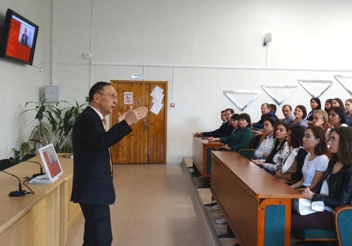 Presentation of the video course "Constitutional Law of Russia" took place in Stavropol State Agrarian University