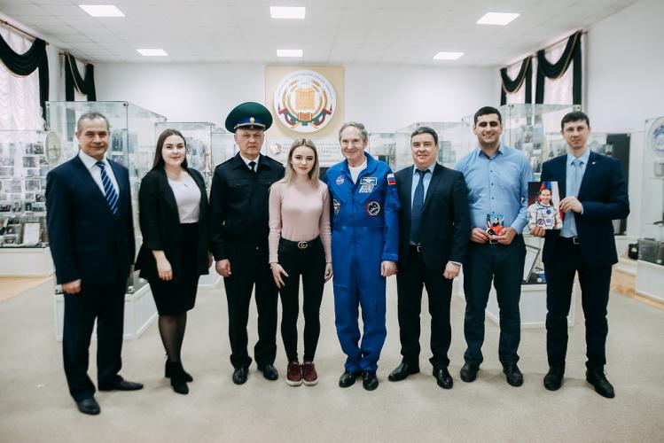 At the Stavropol State Agrarian University, met with a cosmonaut