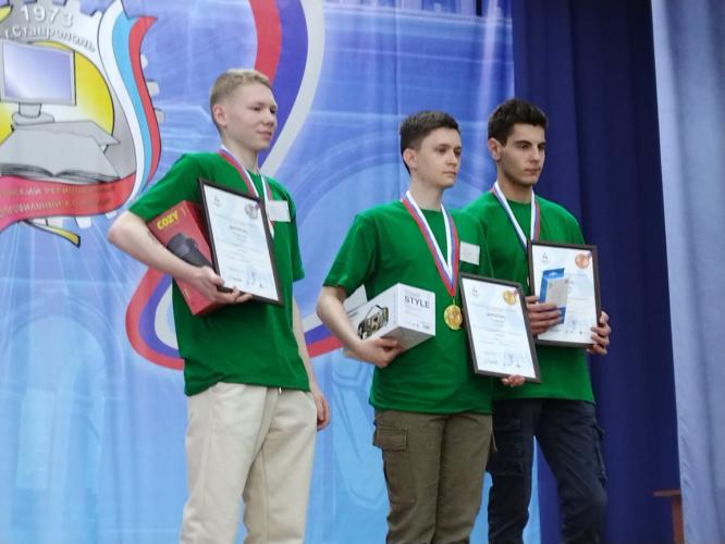 FSPO student - silver medallist in the Abilimpex Olympics