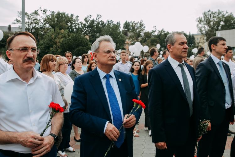 Representatives of the Agrarian University took part in the commemorative action "Together Against Terror!"