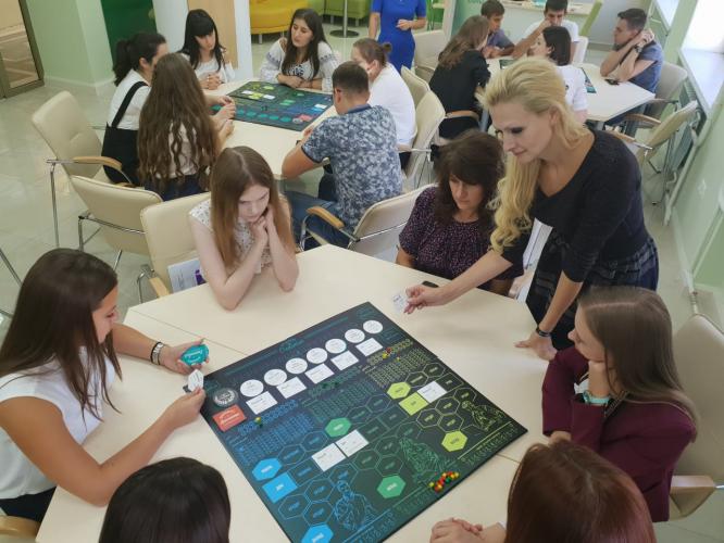 A Financial Game Was Held under the Aegis of the Business School «ABC Money» of the Youth Technopark «FoodNet»