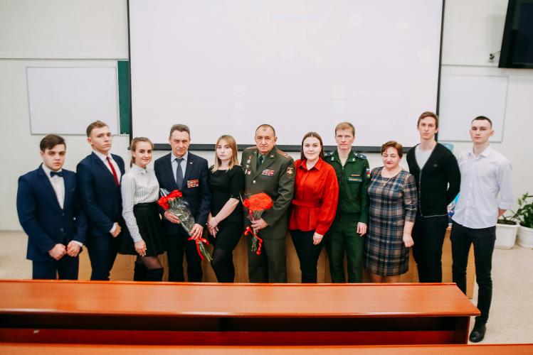 A meeting of senior students with representatives of the enlistment eligibility activity under the contract of the city of Stavropol was held at Stavropol State Agrarian University