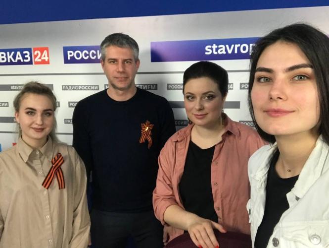 Participation of SSAU student on the air of the program "Talking Today" State TV and Radio Broadcasting Company "Stavropolye"