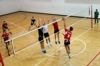 Volleyball competition among young men