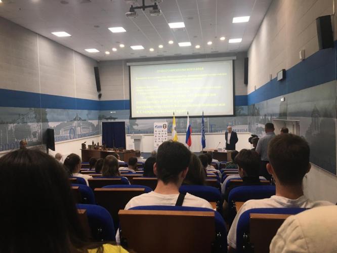 Students of the faculty of secondary vocational education took part in an off-site meeting of the Stavropol Territory Duma