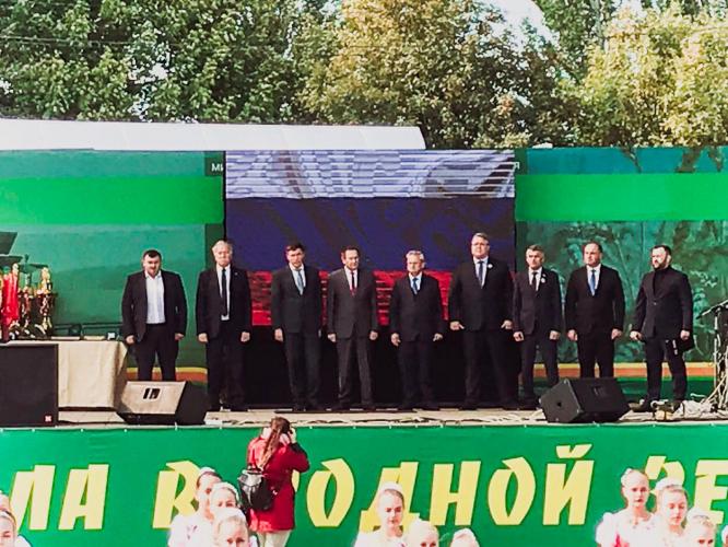 Exhibition of pedigree animals and poultry, agricultural machinery, machinery and equipment, and festive events dedicated to the completion of the harvest of crops in 2019